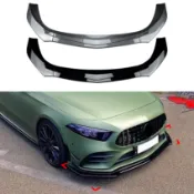 賓士 W177 A-Class 前保桿下氣壩擾流板 2019-2022 A180 A200 A35 AMG 改裝外觀