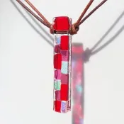Aurora Glass (Aurora [紅]) 項鍊 [可更換為香薰吊墜] [定做]