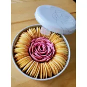 預購 日本 巧克力 玫瑰 貓舌餅乾 鐵盒 禮盒  J.DEUX CERCLE 送禮 精緻 點心 法式薄餅