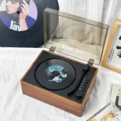 北歐居家生活 慕音高音質復古CD音響一體機cd光盤播放機家用專輯光碟播放器【北歐家居生活】
