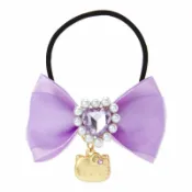 asdfkitty可愛家精品店 asdfkitty*KITTY 緞帶彈力髮束/髮飾/髮圈-日本正版商品
