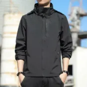 挪威的森林 【最低價 公司貨】沖鋒衣男防風防水戶外風衣春秋薄款外套潮牌進藏情侶單層登山服女