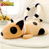 協貿國際日用品生活11館 可愛牛頭梗抱枕公仔趴趴狗抱著睡覺的娃娃搞怪長條枕生日禮物男生