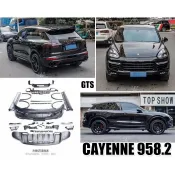 超級團隊S.T.G PORSCHE 保時捷 CAYENNE 958.2 升級 GTS 前保桿 側裙 後下巴 輪弧 素材