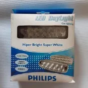 PHILIPS飛利普LED 晝行燈 飛利浦 11LED 日行燈 12v #12654WLED*2