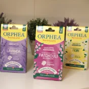 義大利ORPHEA歐菲雅 衣物香氛袋-經典花香/薰衣草/廣藿香/佛手柑/原木香氣/艾草花香 (3入/盒)-取代樟腦丸