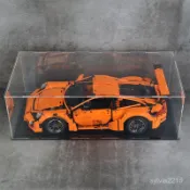 亞克力展示盒 展示盒 樂高展示盒適用樂高42056保時捷911 gt3 RS模型收納亞克力透明防塵展示盒