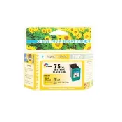 【向日葵】for HP NO.75XL CB338WA 彩色高容量環保墨水匣(適用D4260/J5780/J6480/C4280/C4480/C4400)