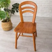 【Mahogany 瑪荷尼家具】免組裝 43X57X90 晨光綠光餐椅MYR-C  全原木桃花心木 餐椅  M1-DR08(G3)