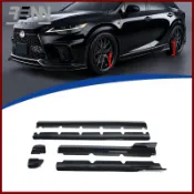 適用於【2023-2026款Lexus RX350】黑武士款前後下巴側裙頂翼包角尾翼空力套件外觀改裝