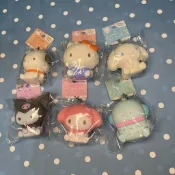 日本正版 Sanrio 三麗鷗 捏捏 軟軟 慢回彈 Squishy 凱蒂貓 美樂蒂 酷洛米 大耳狗 帕恰狗 人魚漢頓
