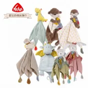 ✨現貨✨德國芬恩babyFEHN 布偶奶嘴安撫巾【舒眠田園綿羊/西奧水獺/悠棉麥田小兔小熊/小羊/恐龍探險雷龍/小飛龍】