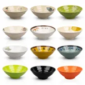 【現貨】【一站式餐具服務】A5食品級美耐皿 密胺碗麵館專用仿瓷加厚塑膠麵碗螺螄粉牛肉拉麵碗麻辣燙大碗商用