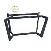 (店+)25E 537  魚骨4尺黑砂鐵腳 餐桌腳 鐵桌腳 造型桌腳 黑鐵腳