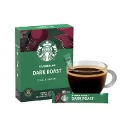 【STARBUCKS 星巴克】特選系列-深度烘焙即溶黑咖啡2.3g x10入/盒