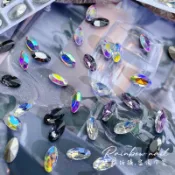 Rainbow Nail K9長橢圓 K37-K43 尖底鑽 美甲鑽 美甲堆鑽 異形鑽