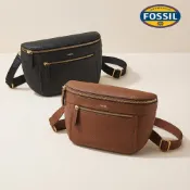 【FOSSIL 官方旗艦館】	Tatum 真皮斜背包 (兩色可選)