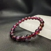 紫鈦晶 紫鈦極光23  8.5mm  天然水晶 手串