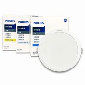 (店+)【Philips 飛利浦】LED 崁燈15cm 平板型13w 3000K/4000K/6500K 三色溫可選