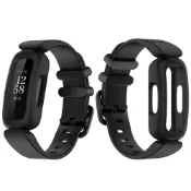 (店+)一體式矽膠錶帶 適用 Fitbit ace 3 / inspire 2 手錶 手環 錶帶+保護殼 腕帶錶帶 替換帶