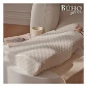 【BUHO 布歐】3D立體泡泡絨人體工學護頸記憶枕-蝶型款(1入)