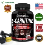 XEMENRY L-左旋肉鹼 1000 毫克 - 含鈣330毫克，美國原裝進口，非轉基因，60/120粒
