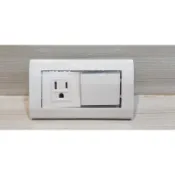 *水電DIY* 1開1接地插座電燈開關/星光開關/國際牌 WTDFP4308