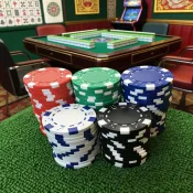 ✨新品熱銷✨ 高級籌碼套裝沒有數字無面值加厚棋牌室麻將館專用積分獎勵籌碼幣