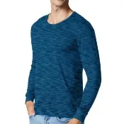 【pierre cardin 皮爾卡登】4件組緞彩極速熱暖絨圓領長袖上衣(長袖 發熱衣 圓領 恆溫 保暖 親膚)