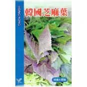 (店+)【天橙種子】韓國芝麻葉種子 大葉品種 1公克(約350粒)  韓國進口 葉菜類 興農種苗 彩色原包裝