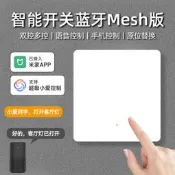 【遙控專區】接入小米米家APP藍牙MESH小愛同學語音控制定時智能開關隨意貼