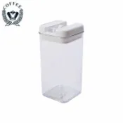 雲林品皇咖啡 方型易百拉密封罐 1.2L