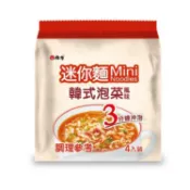 (超取限21/宅配限54)維力 迷你麵-韓式泡菜風味(20gX4入/組)[大買家]