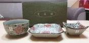 瓷工坊碗盤禮盒 碗直徑約11cm 大盤直徑約14cm 小盤直徑約8.5cm 全新品 交換禮物 尾牙禮物 伴手禮 可自取