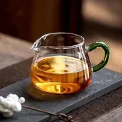 【品質保證】彩把高硼矽玻璃茶具公道杯茶海分茶器過濾企鵝杯大小容量日式茶具 家用茶具 簡約茶具 紫砂茶具