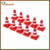 ATTACT 10x 迷你塑料交通錐運動訓練 Roadblo 迷你交通標誌 TW