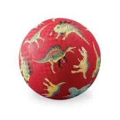 TiDi 嚴選 美國 Crocodile Creek 紅色恐龍世界遊戲球 皮球 軟球 學齡前 玩具 運動玩具