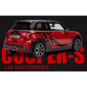阿莎力2店 1:18 授權 MINI cooper s 迷你 合金車 1/18