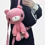 🍯蜜罐社🍯暗黑粉熊Gloomy Bear揹包學生黨Y2K辣妹毛絨公仔雙肩包個性玩偶包 暗黑粉熊玩偶包 暗黑粉熊雙肩包