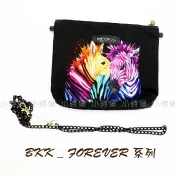 泰國 包包 曼谷包 BKK包 彩色斑馬 BKK FOREVER 手機包 收納包 側背包 斜背包 創意生日禮物 婚禮小物