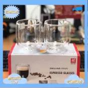 #台灣熱銷#德國雙立人玻璃杯 咖啡杯 濃縮咖啡 隔熱馬克杯 茶杯 啤酒杯 甜品杯 透明 防爆 雙層杯 精緻 耐熱玻璃