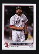 2022 Topps Series 1 #303 Matt Barnes - Boston Red Sox 