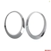 Casytw 2PCS 大燈裝飾環大燈裝飾環更換 BMW Mini Cooper R50 R52 R53 2001-20