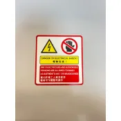 現貨24H出貨《電擊危險貼紙》（大、小尺寸） 危險告示 高壓電警告貼紙 警告貼紙