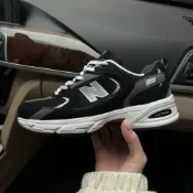 (店+)【NEW BALANCE】New Balance 530 男鞋 女鞋 復古 老爹鞋 顯瘦 麂皮 網布 運動鞋 慢跑鞋 黑白 MR530CC