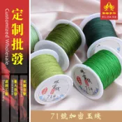 【佛緣手作】71號玉線0.4mm細款手工編織線diy飾品線材珠寶線紅繩吊墜串珠線加密棉线蜡线 7098