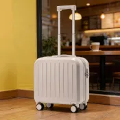 (店+)前開口旅行箱 防爆拉鏈18吋登機行李箱 PC輕量旅行密碼箱 杯架款旅箱 20吋短途旅行箱 迷你兒童旅行箱