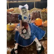 萬聖節服裝 萬聖節裝扮 聖節cosplay成人服裝服飾衣服女裝大人愛麗絲夢遊仙境角色扮演