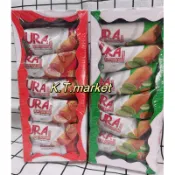 越南🇻🇳 HURA 小蛋糕 草莓口味 香蘭 口味 18克*10入