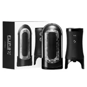 【UrMart優馬選品】[TENGA] FLIP 0 (ZERO) - ELECTRONIC VIBROTATION/勁炫黑&旋轉震動器